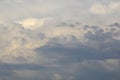 Photo of group of fluffy big cloud in the sky