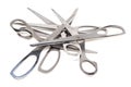 Photo of the group old steel scissors Royalty Free Stock Photo
