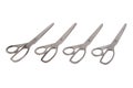 Photo of group steel scissors