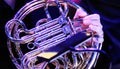 French horn music musical instrument orchestra choir Royalty Free Stock Photo