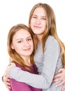 Happy young sisters Royalty Free Stock Photo