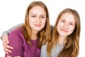 Happy young sisters Royalty Free Stock Photo