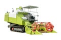 Photo of harvest machine with isolated background