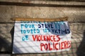 Paris France 3 rd august 2019 yellow vest demonstation against police violence following the death of young man steve maia canico