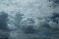 This photo has very nice clouds and Scenery of thick white clouds. View of white clouds and blue sky Royalty Free Stock Photo