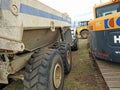 Heavy plant lorries Royalty Free Stock Photo