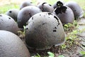 Helmets of Soviet soldiers of the Great Patriotic War