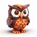 Cute Owl Brick Puzzle: Physically Based Rendering And 3d Puzzles