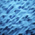 Photo of highly detailed multicolor polygon. Blue geometric rumpled triangular low poly style. Abstract gradient graphic