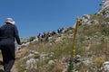 Hiking on Velebit mountain Croatia Tulove Grede Royalty Free Stock Photo