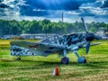 Messerschmidt bf-109 g6 in Goraszka in Poland Royalty Free Stock Photo