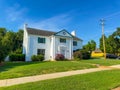 Photo of historic homes near Oklahoma State Capitol Building Royalty Free Stock Photo