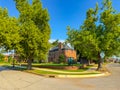 Photo of historic homes near Oklahoma State Capitol Building Royalty Free Stock Photo