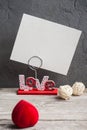 Photo holder with word Love