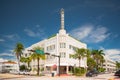 Photo of The Hotel of South Beach Tiffany vintage deco style architecture Collins Avenue and 8th Street