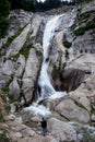 Photo of hydrology inside the green valley nature view with copy space for your text