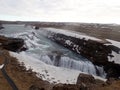 Iceland of Gullfoss Royalty Free Stock Photo