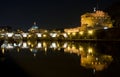 Photo of Illuminated Rome, Tiber and Vatican