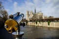 Notre Dame de paris Church cathedral, Photo image a Beautiful panoramic view of Paris Metropolitan City Royalty Free Stock Photo