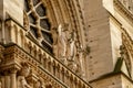 Notre Dame de paris Church cathedral, Photo image a Beautiful panoramic view of Paris Metropolitan City Royalty Free Stock Photo