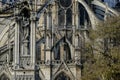 Notre Dame de paris Church cathedral, Photo image a Beautiful panoramic view of Paris Metropolitan City Royalty Free Stock Photo