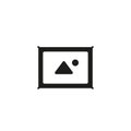 Photo icon. Image attachment symbol