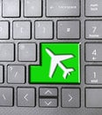 green aeroplane jet holiday vacation symbol keyboard key icon button language comms people