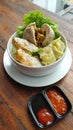 Photo Indonesian food meatball