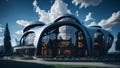 Ai generated an innovative and futuristic building design