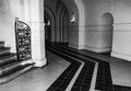 Photo from inside the mausoleum from Marasesti where the empty halls of the building can be seen