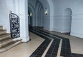 Photo from inside the mausoleum from Marasesti where the empty halls of the building can be seen Royalty Free Stock Photo