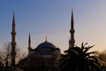 Istanbul - Turkey hagia sophia. The famous cathedral in the rays of the evening sun. Ancient memo of architecture Royalty Free Stock Photo