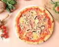 Photo of Italian pizza homemade