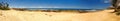 Itapua beach - Panoramic photo of Itapua beach, Salvador, Bahia, Brazil Royalty Free Stock Photo