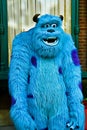 A photo of James P. Sullivan, a monster character from Monster Inc at Disneyland