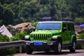 Photo of a 2020 2021 Jeep Wrangler green