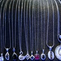 Photo jewelry at a shop window