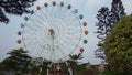 Photo 15 June 2019, Taman Legenda, TMII, East Jakarta, Indonesia, Low Angle perspective photo, Feris Wheel Royalty Free Stock Photo