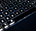 Photo of keyboard clavier Backlit keyboard Royalty Free Stock Photo