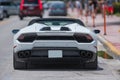 Photo of a Lamborghini luxury sports car in Miami Beach