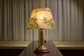 Photo of the lamp with map that looks great in interior