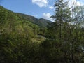 Landscape at river Isar near valley Fleck, Bavaria Royalty Free Stock Photo