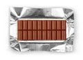 Photo of a large bar of milk chocolate.