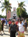 Leaving the Church in San Marcos