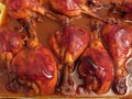 Juicy Barbecue Chicken Legs Royalty Free Stock Photo