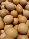 Photo of a large pile of fresh eggs