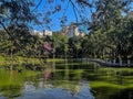 Photo of the largest and most beautiful park in the city of Belo Horizonte. Royalty Free Stock Photo