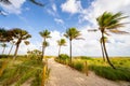 Photo of Lauderdale By The Sea Florida beach and palm trees