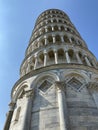 Photo Leaning Tower of Pisa in Italy without people Royalty Free Stock Photo