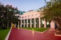 Photo of the Leon County Clerk of Courts Building Downtown Tallahassee shot at twilight